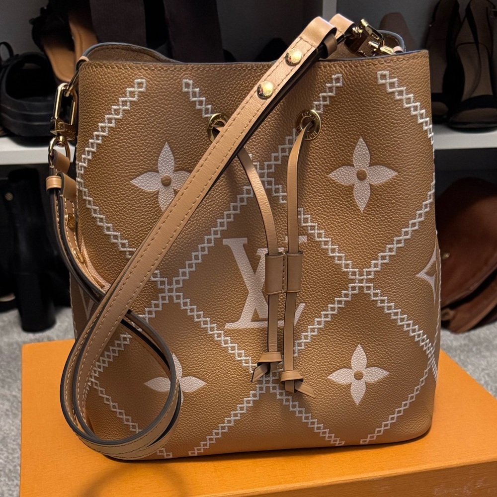 Louis Vuitton Brown Monogram Crossbody Bag